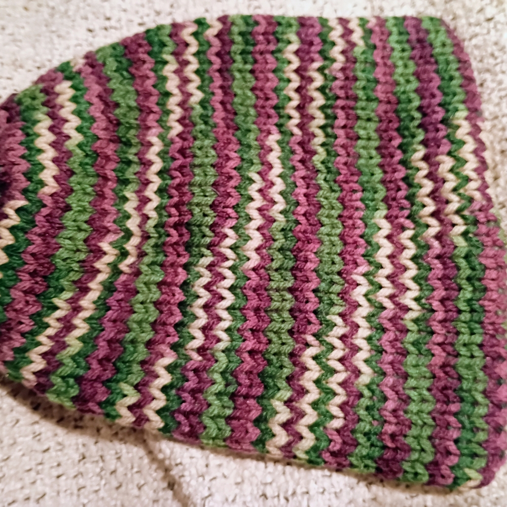 Striped Knit Kids Beanie